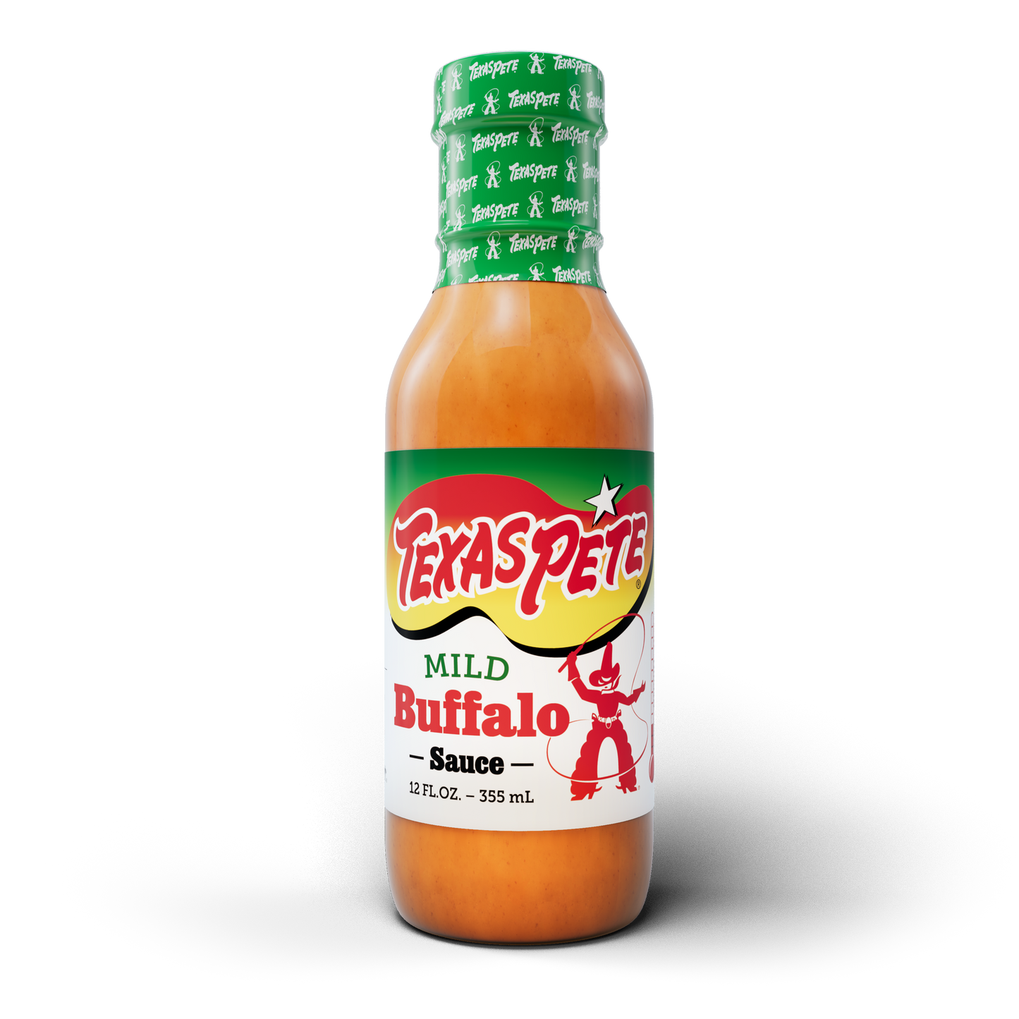 12oz Bottle of Texas Pete Mild Buffalo Sauce