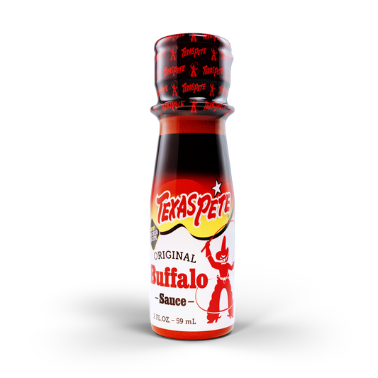 2 Fl. Oz. Bottle of Texas Pete Original Buffalo Sauce