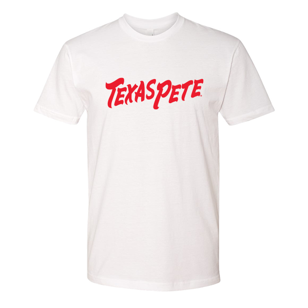 White T-shirt Short Sleeve (Next Level) - Red Logo