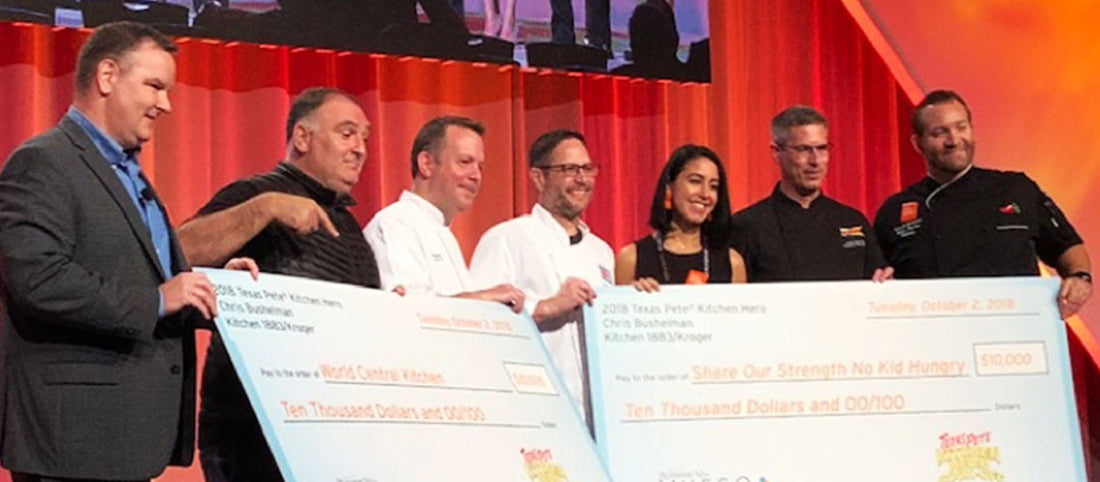 Garner Foods donates $20,000 to hunger charities during Texas Pete Kitchen Hero Cook-Off
