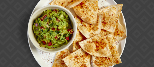 Fire Garlic Guacamole with Texas Pete® Dusted Chips