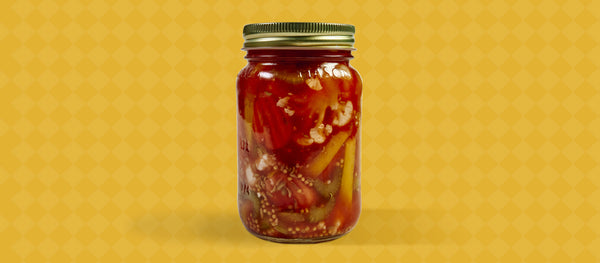Pete’s Hot Pickled Garlic Giardiniera