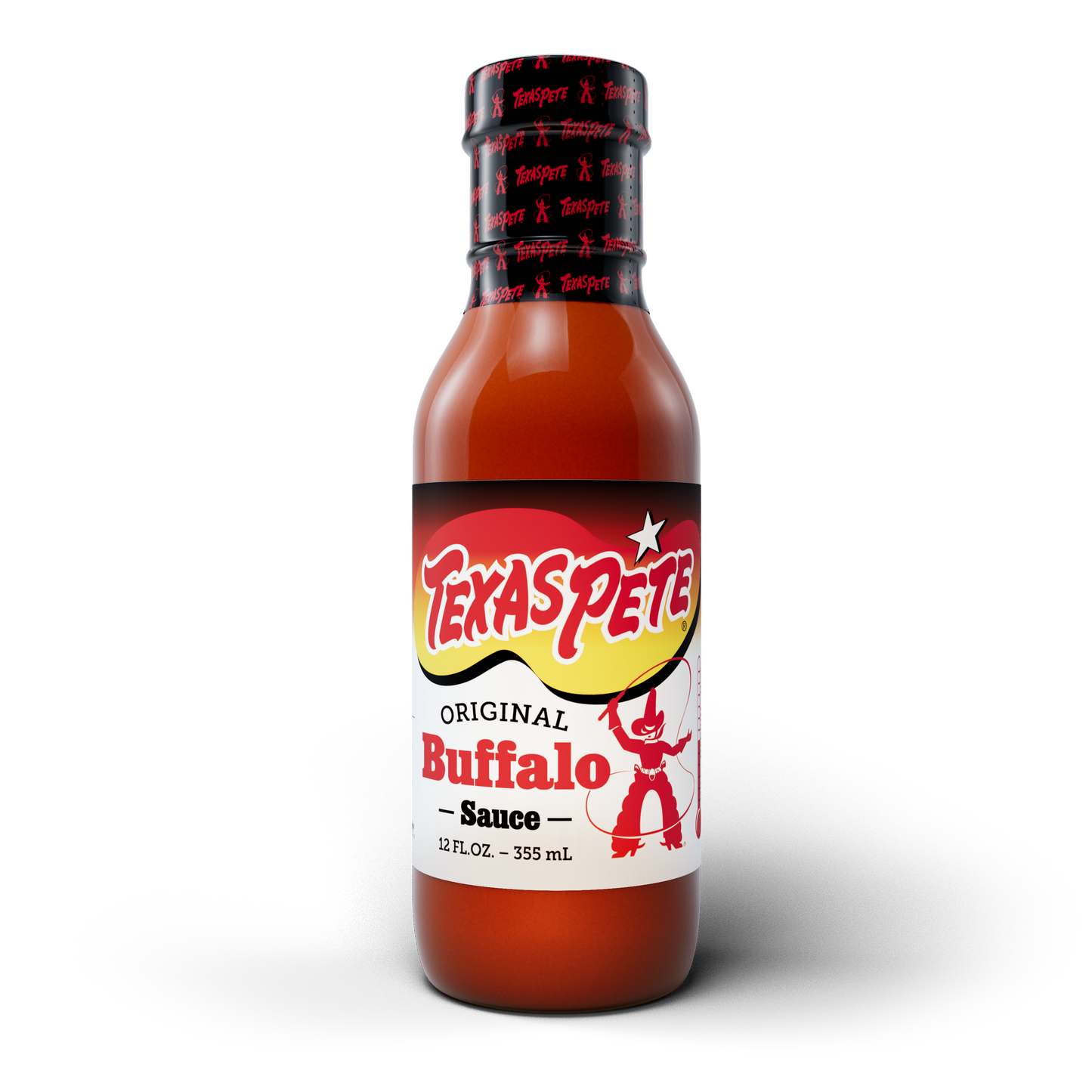 12 Fl. Oz. Bottle of Texas Pete Original Buffalo Sauce