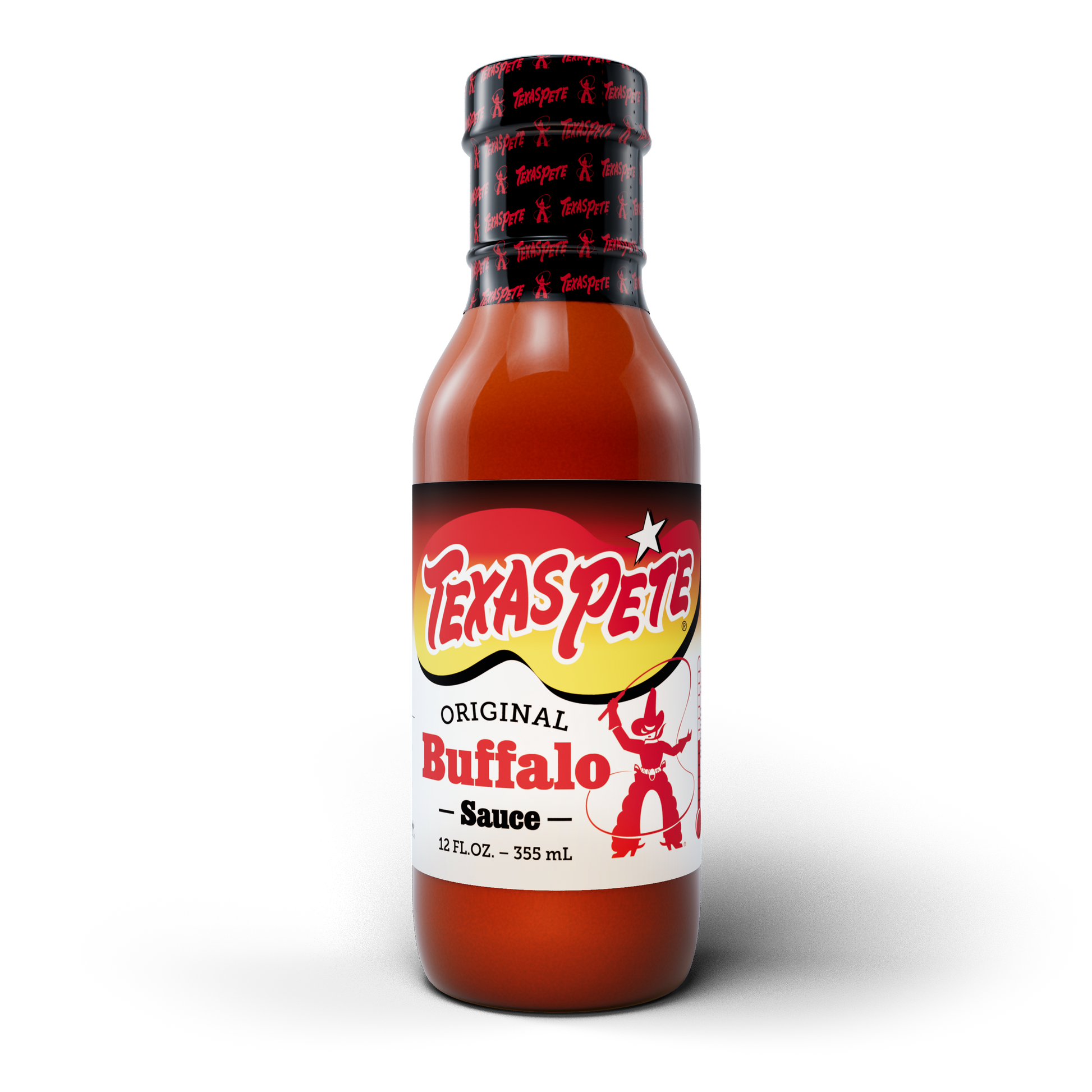 12 Fl. Oz. Bottle of Texas Pete Original Buffalo Sauce