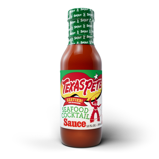 12oz Bottle of Texas Pete Seafood Cocktail Sauce