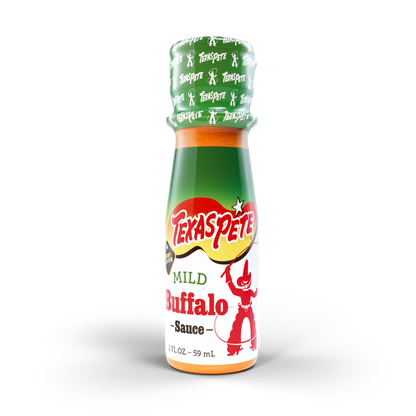 2oz Texas Pete Mild Buffalo sauce bottle