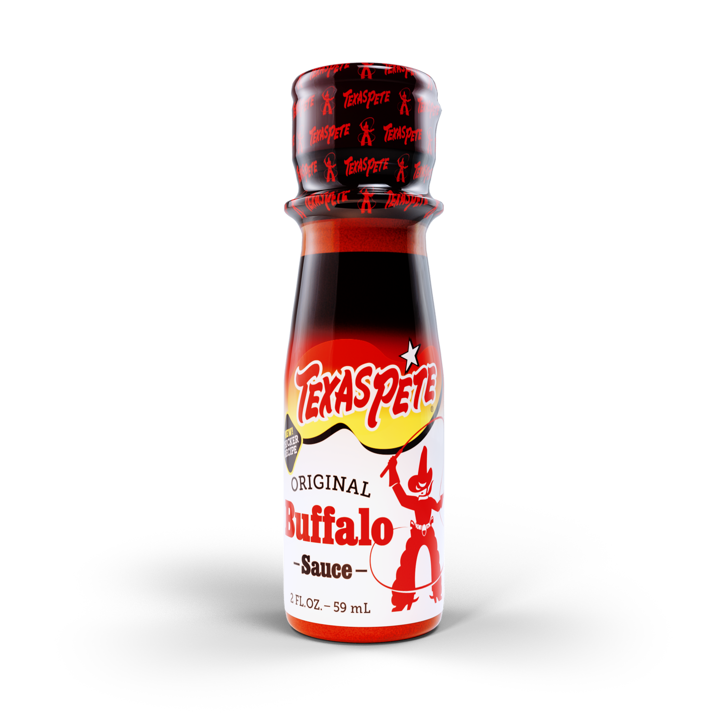 2 Fl. Oz. Bottle of Texas Pete Original Buffalo Sauce