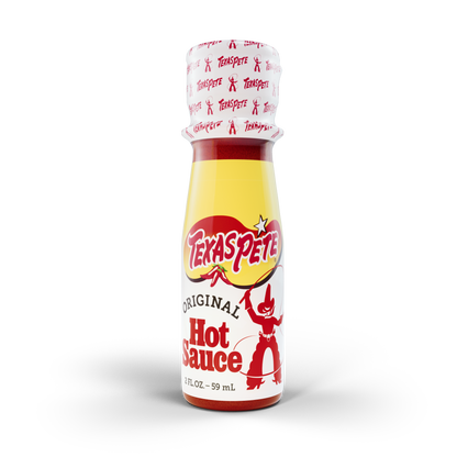 2oz Texas Pete hot sauce bottle