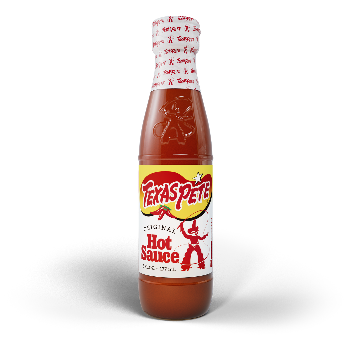6 Fl. Oz. Bottle of Texas Pete Hot Sauce 