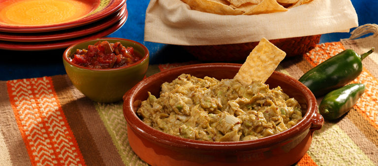 Texas Pete Angry Artichoke Guacamole
