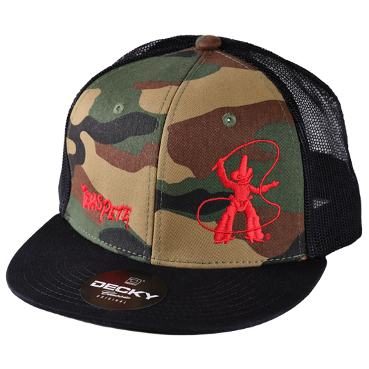 Trucker Hat  - Camo – Flat Bill
