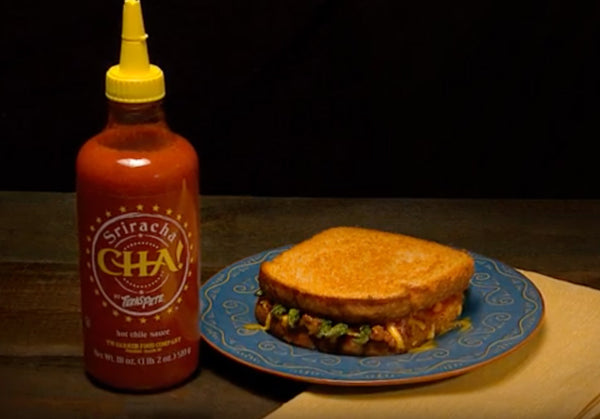 CHA! by Texas Pete Bacon and Asparagus Grilled Cheese