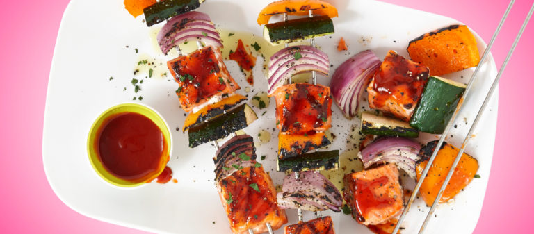 Texas Pete® CHA! Glazed Grilled Salmon