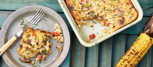 Texas Pete® Roasted Corn Pudding