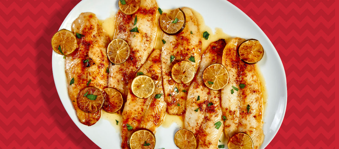 Spicy Baked White Fish Fillets