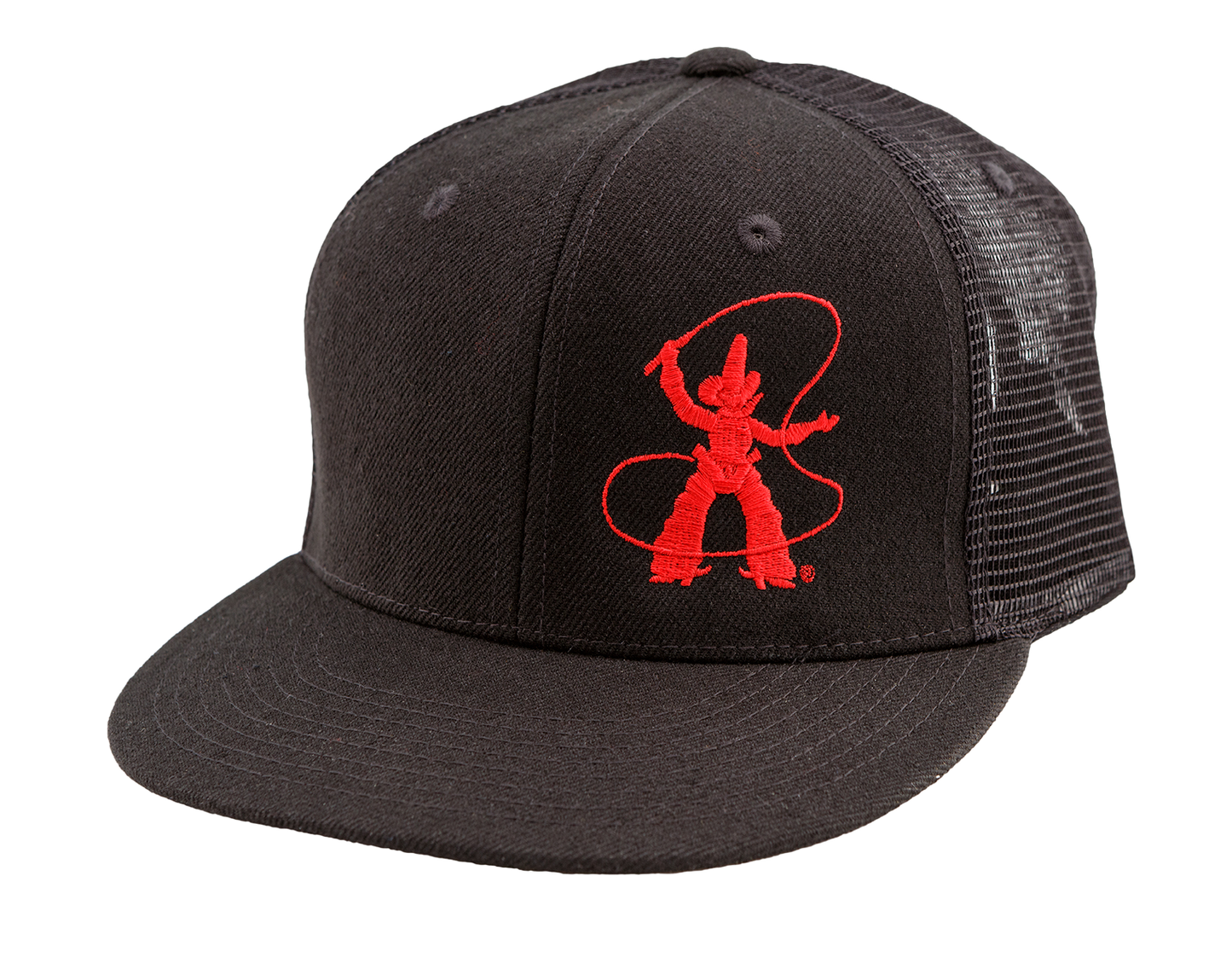 Trucker Hat  - Black – Flat Bill