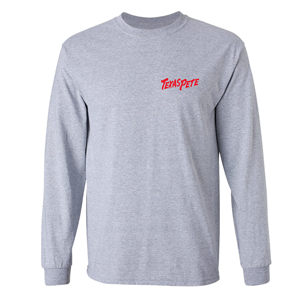 Logo Gray Long Sleeve T-shirt