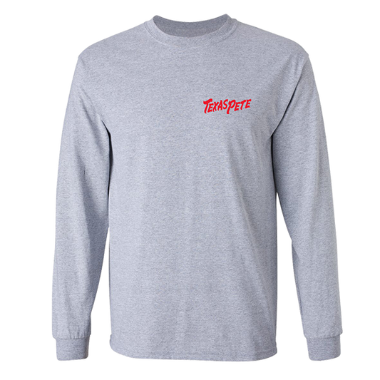Logo Gray Long Sleeve T-shirt