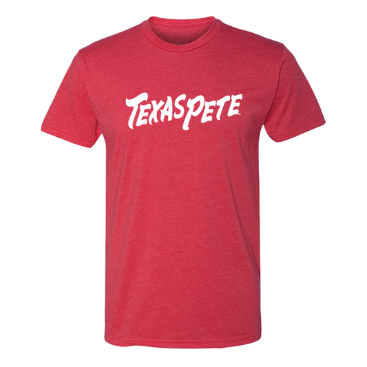 Red T-shirt Short Sleeve (Next Level) - White Logo