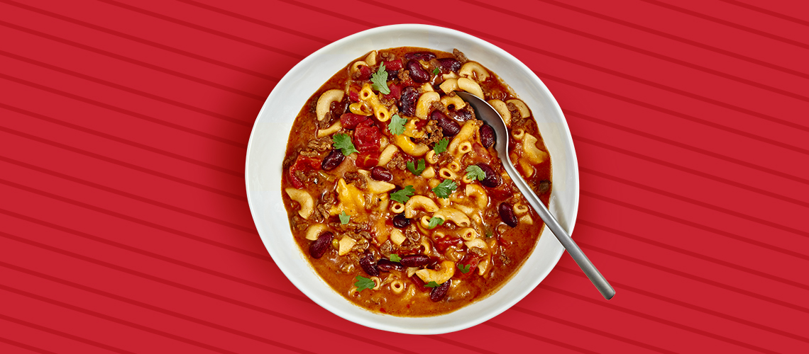 Spicy Mac and Cheese Chili